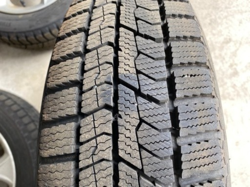 ワゴンR スタッドレス　ホイール　セット　バリ山