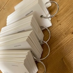 コクヨ　単語カード　有料品取引き際は0️⃣円の画像