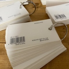 コクヨ　単語カード　有料品取引き際は0️⃣円の画像