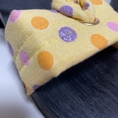 桐下駄サンダル　24センチ前後対応　浴衣　レディース　少々難あり（386-9）の画像