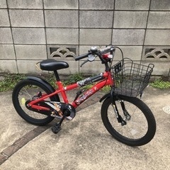 18インチ子供用自転車　キャットアイLEDライト付き