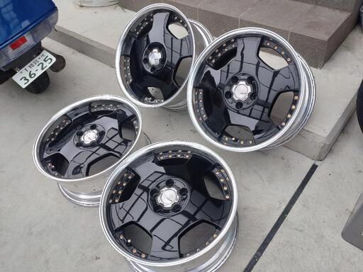 ワークランベックLD-1 18インチ8j+38ユーロラインレアマイスタフッツーラ
