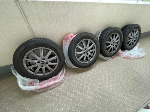 ホイール付き　4本セット 185/65R15 88Q PIRELLI ICE ASIMMETRICO Plus スタッドレスタイヤ 2018年