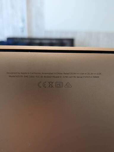 [じゃんく]MacBook Air 13インチ Early 2020 A2179