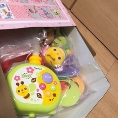 やすらぎふわふわメリー　新生児⭐︎おもちゃ　ベッドメリーの画像