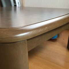 テーブル 茶色 ローテーブルの画像
