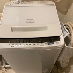 日立全自動電気洗濯機の画像