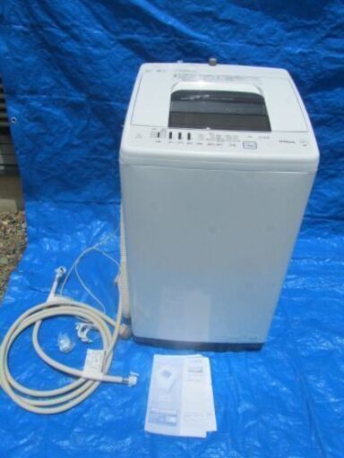 HITACHI 日立 全自動洗濯機 NW-70F 2021年製 白い約束 7kg 動作品 美品