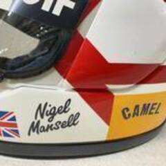 🏍入荷！当時物Arai ナイジェル マンセル レプリカ ヘルメット【地域最大バイクパーツ高価買取アールワン田川】の画像