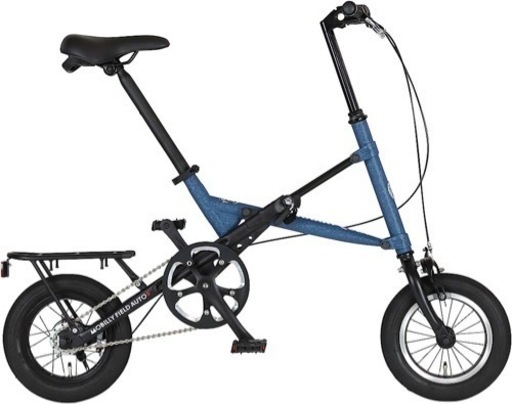 【美品】超小型！縦置き可能折り畳み自転車