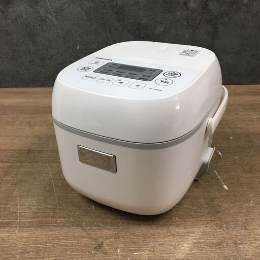 12/25※2021年製 TOSHIBA 東芝 炊飯器 RC-5MFM 3合炊き 菊NS