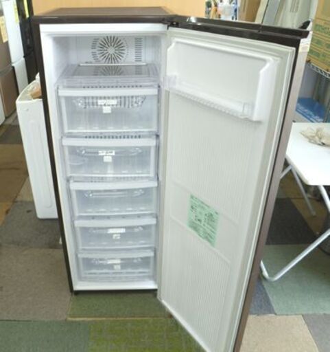 MITSUBISHI 144L 1ドア冷凍庫 MF-U14N-PW 2010年製 ブラウン 三菱 冷凍庫 ストッカー フリーザー 札幌