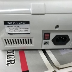 ☆値下げ☆ 2307-229 Bill counter 紙幣計算機　動作確認済　傷、汚れありの画像