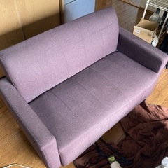 【2人がけソファ　無料　お譲り】