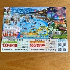レオマワールド　ご優待券の画像