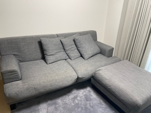 【状態良好】ソファー、オットマン、クッションセット