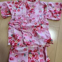 子供用甚平　90　サクラ 