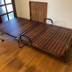 おりたたみ　すのこ　ベッドの画像