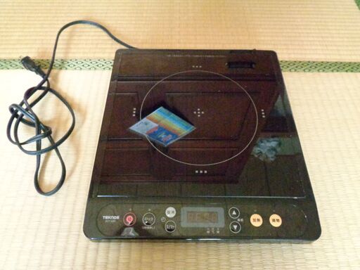 薄型IHクッキングヒーター【TEKNOS ECT-1201】