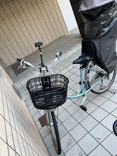 後ろ子供乗せ付き自転車