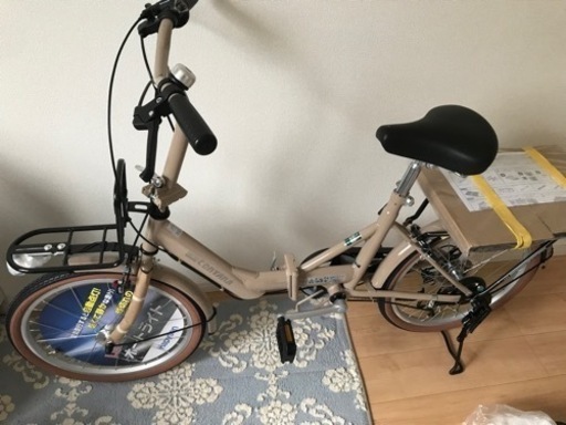 ★未使用★ キャンプメーカー：キャプテンスタッグ折りたたみ自転車　コンタナ FDB206BAA YG-0237