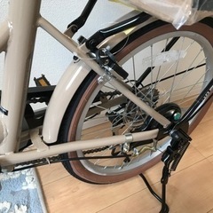 ★未使用★ キャンプメーカー：キャプテンスタッグ折りたたみ自転車　コンタナ FDB206BAA YG-0237の画像