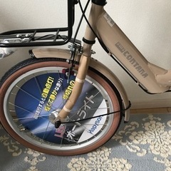 ★未使用★ キャンプメーカー：キャプテンスタッグ折りたたみ自転車　コンタナ FDB206BAA YG-0237の画像