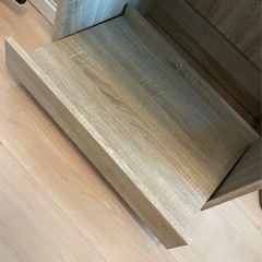 【綺麗】LOWYA ロウヤ 猫 家具 トイレ 猫用トイレ ペットトイレ トイレ収納 キャスター付き 木製 汚れに強いPVC加工の画像