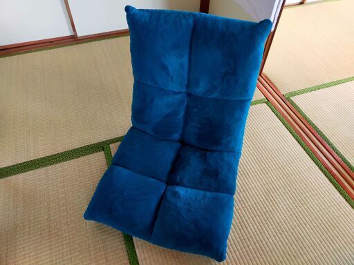 座椅子　リクライニング　マイクロファイバー　使用少な目