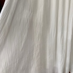 白ロングスカートの画像