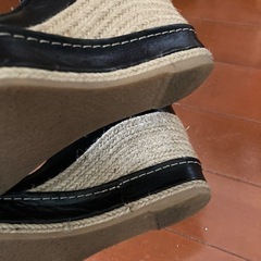 カスタニエール　レザーサンダル　24センチくらいの画像