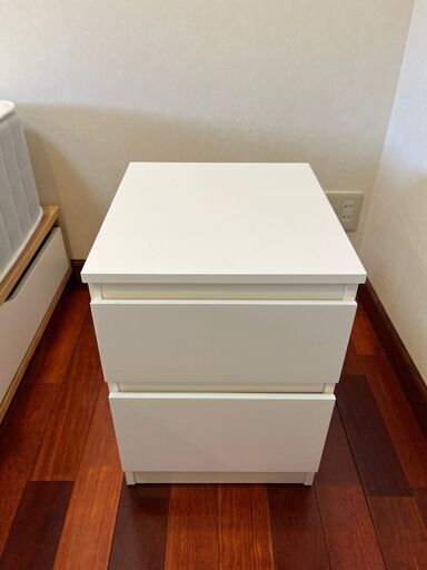 IKEA KULLEN クレン チェスト（引き出し×2) ホワイト　#1