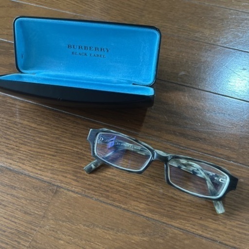 バーバリーブラックレーベル☆グレーメガネフレーム