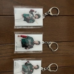 スウエットショルダーとキーホルダー3枚の画像