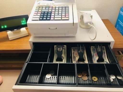 TEC テックPOSターミナル QT-100 東芝テック TEC POSレジ　レジ　レジスター　店舗用品　会計　