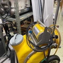 🌷【農機具】工進100V 噴霧器5Φｘ20ｍ 25Lタンクキャリ...