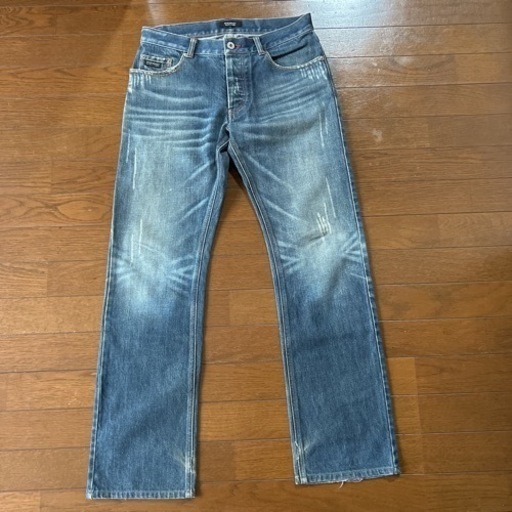 バーバリーブラックレーベル☆ノバチェック柄ポケットデニムパンツ