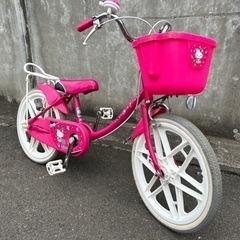 ブリジストン　18インチ　子ども用自転車　キティちゃんコラボ