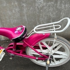 ブリジストン　18インチ　子ども用自転車　キティちゃんコラボの画像