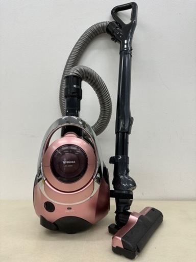 東芝 サイクロン 掃除機 クリーナー VC-J3000 ピンク 2014年製 トルネオ デュアルトルネードシステム 動作品 中古