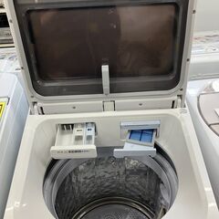 値下げしました!! シャープ SHARP 洗濯機 ES-PW10E 2020年製 縦型洗濯乾燥機 洗濯10.0kg 乾燥5.0kg 高年式 ファミリータイプ 大容量 COCORO WASH ブラウン系 穴なし槽 超音波ウォッシャー AI標準コース プラズマクラスター搭載 温風プラス洗いコース パワフルシャワー ガラスドア おしゃれ クリーニング済 堺市 石津【ジャングルジャングルサカイ石津店】の画像
