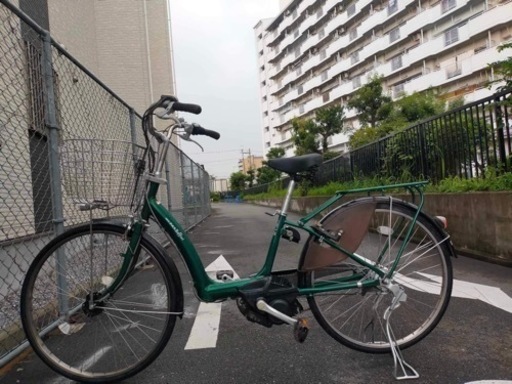 緑電動自転車