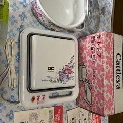 【未使用】加温・保温トレー&卓上鍋21cm