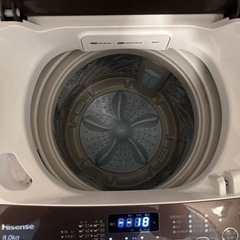 【美品！2022年購入品】HISENSE全自動8kg洗濯機の画像