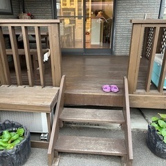 ウッドデッキ　築22年の画像