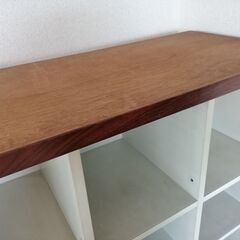 限定特価【三連休ラストチャンス！】☆大容量☆木製収納棚(ホワイト)の画像