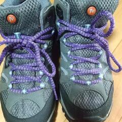  レディースMERRELLトレッキングシューズ  (試し履きOK)の画像
