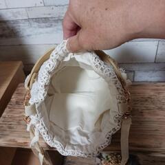 麻ショルダーバッグの画像