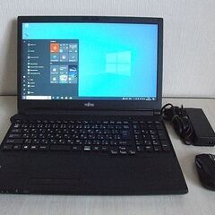 高速SSD480GB搭載 2017年 フルHD 第六世代 Corei5-6300U 8GB　富士通 LIFEBOOK A576/P　ノートパソコン （4064）