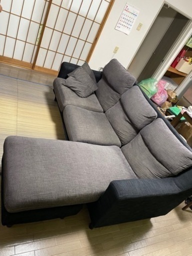 【夫婦で3年使用】カウチソファー